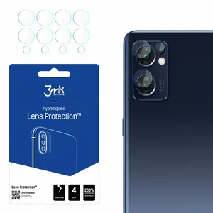 Защитные накладки 3MK для камеры Oppo Find X5 Lite — набор 4 шт.