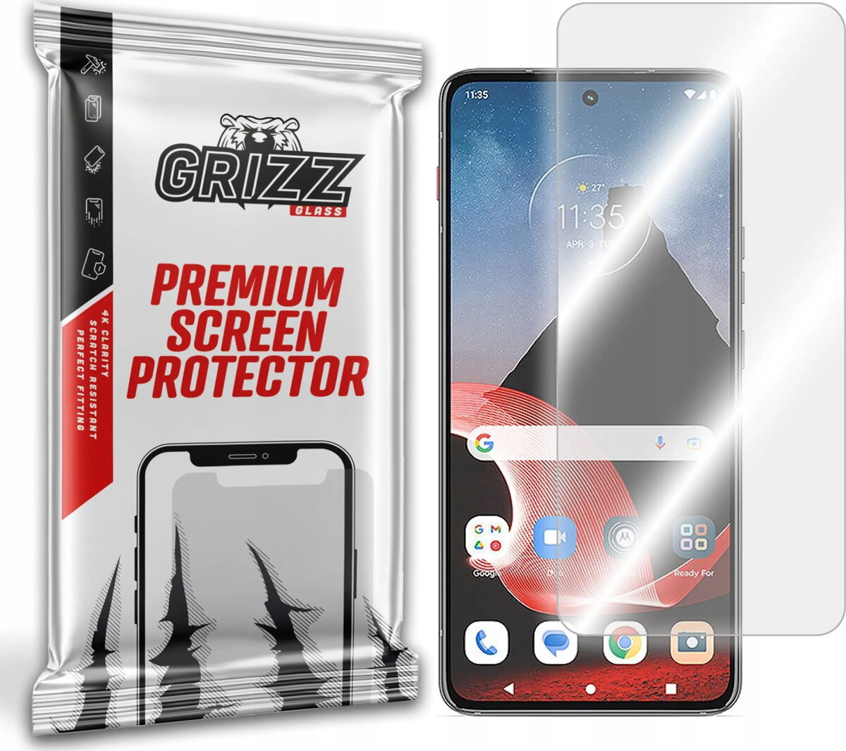 Aizsargstikls GrizzGlass HybridGlass priekš Motorola ThinkPhone