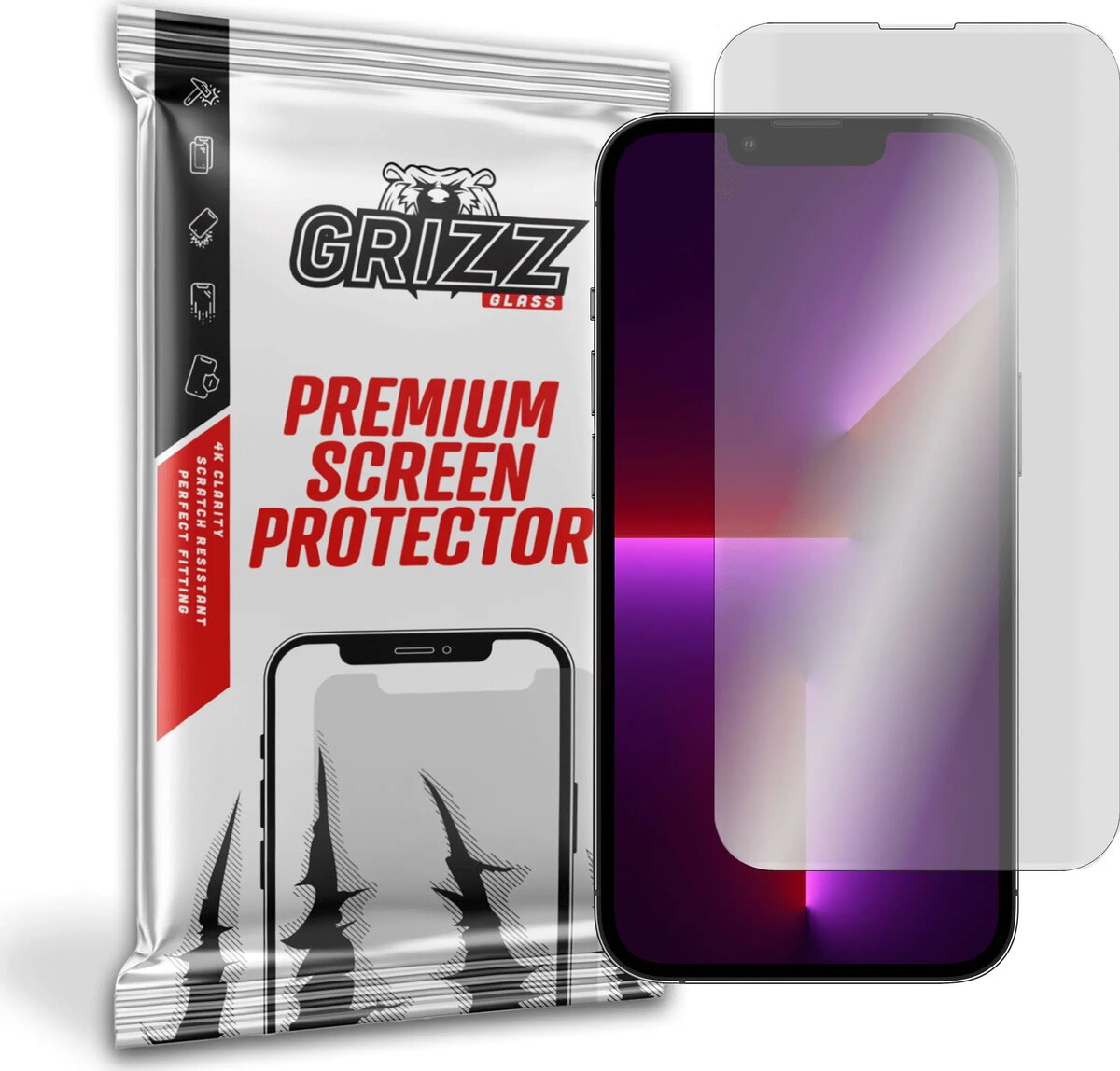 Matēta aizsargplēve GrizzGlass priekš Apple iPhone