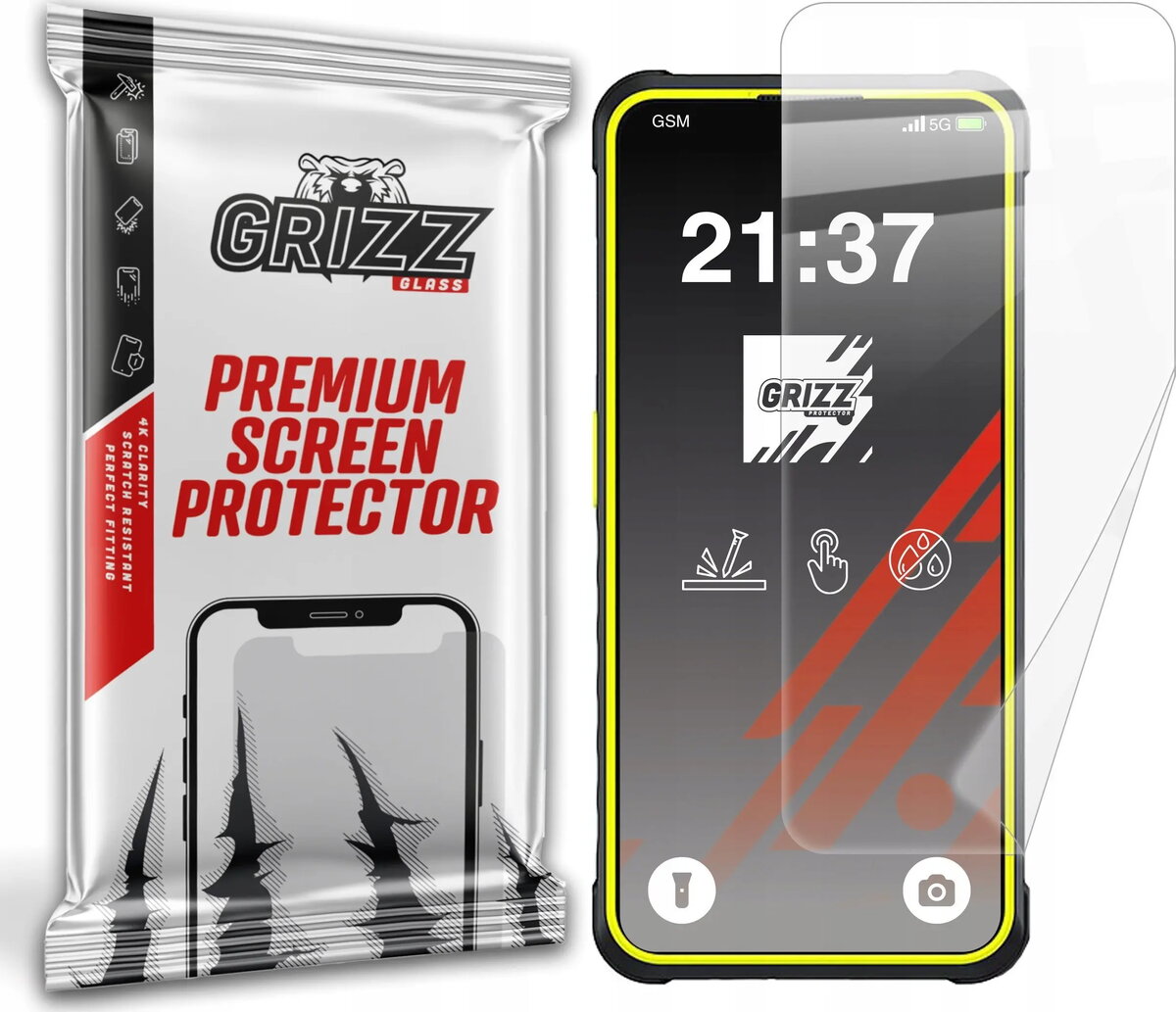 Keramiskā plēve GrizzGlass CeramicFilm priekš Ulefone