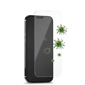 Защитное закалённое стекло PURO с антибактериальным покрытием для iPhone 12 Mini — защитное стекло