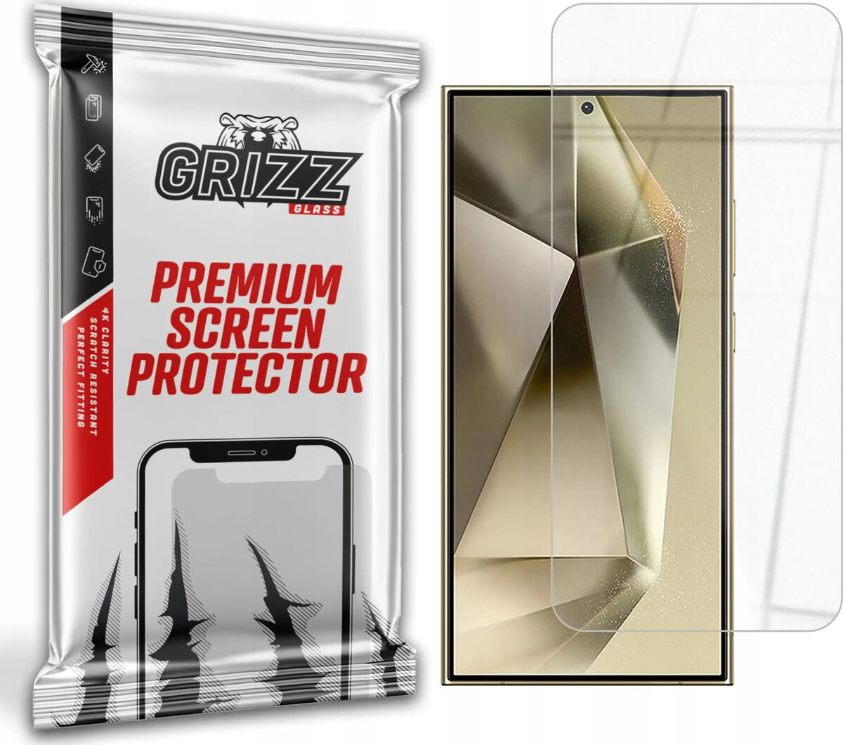 Aizsargstikls GrizzGlass HybridGlass priekš Samsung Galaxy