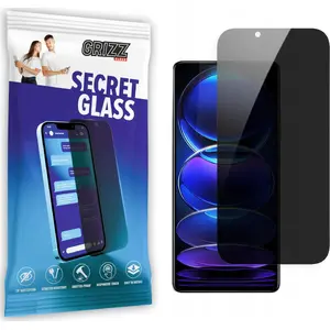 Защитное приватное закалённое стекло GrizzGlass SecretGlass для Xiaomi Redmi Note 12 Pro+