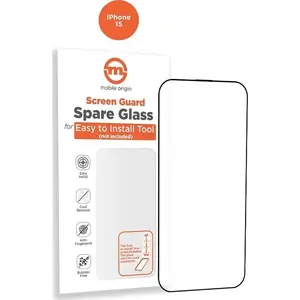 Screen guard spare glass for iPhone 15 - MOBILE ORIGIN SGA-SP-i15 tempered glass
