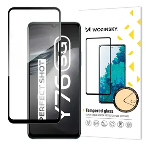 Wozinsky Tempered Glass Clear Screen Protector for Vivo Y74s Scratch Resistant Transparent 1 Pack