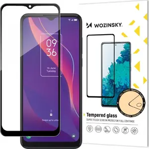 Защитное стекло Wozinsky Full Glue Case Friendly для TCL 306 — чёрное