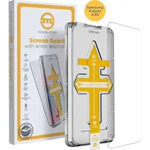 Screen protector MOBILE ORIGIN Screen Guard with applicator for Samsung Galaxy A35