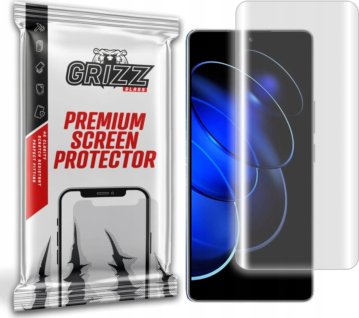 Aizsargplēve GrizzGlass Hydrofilm priekš Honor 80