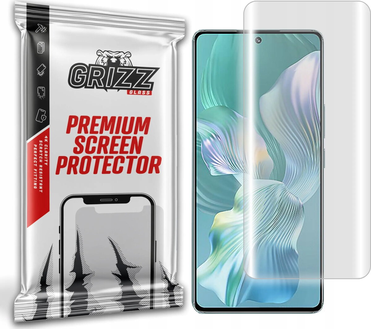 Aizsargplēve GrizzGlass Hydrofilm hidrogēla — Honor