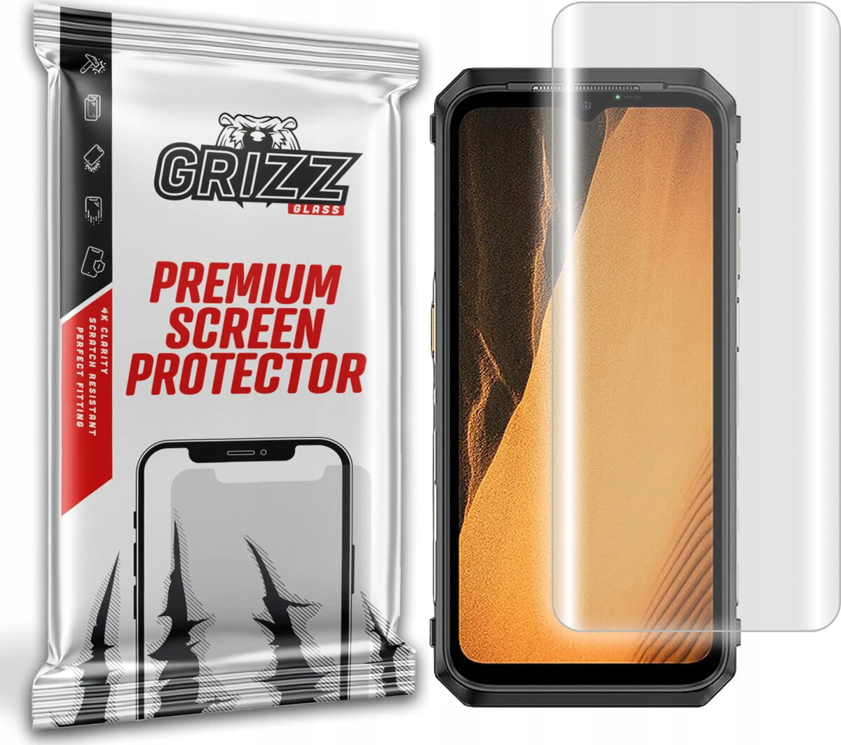 Aizsargplēve GrizzGlass Hydrofilm priekš Ulefone Power