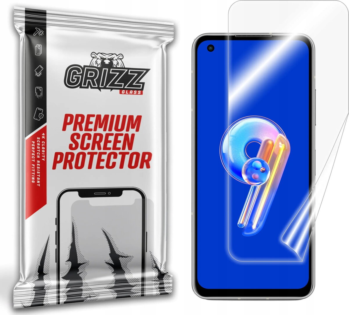 Aizsargplēve GrizzGlass CeramicFilm priekš Asus ZenFone