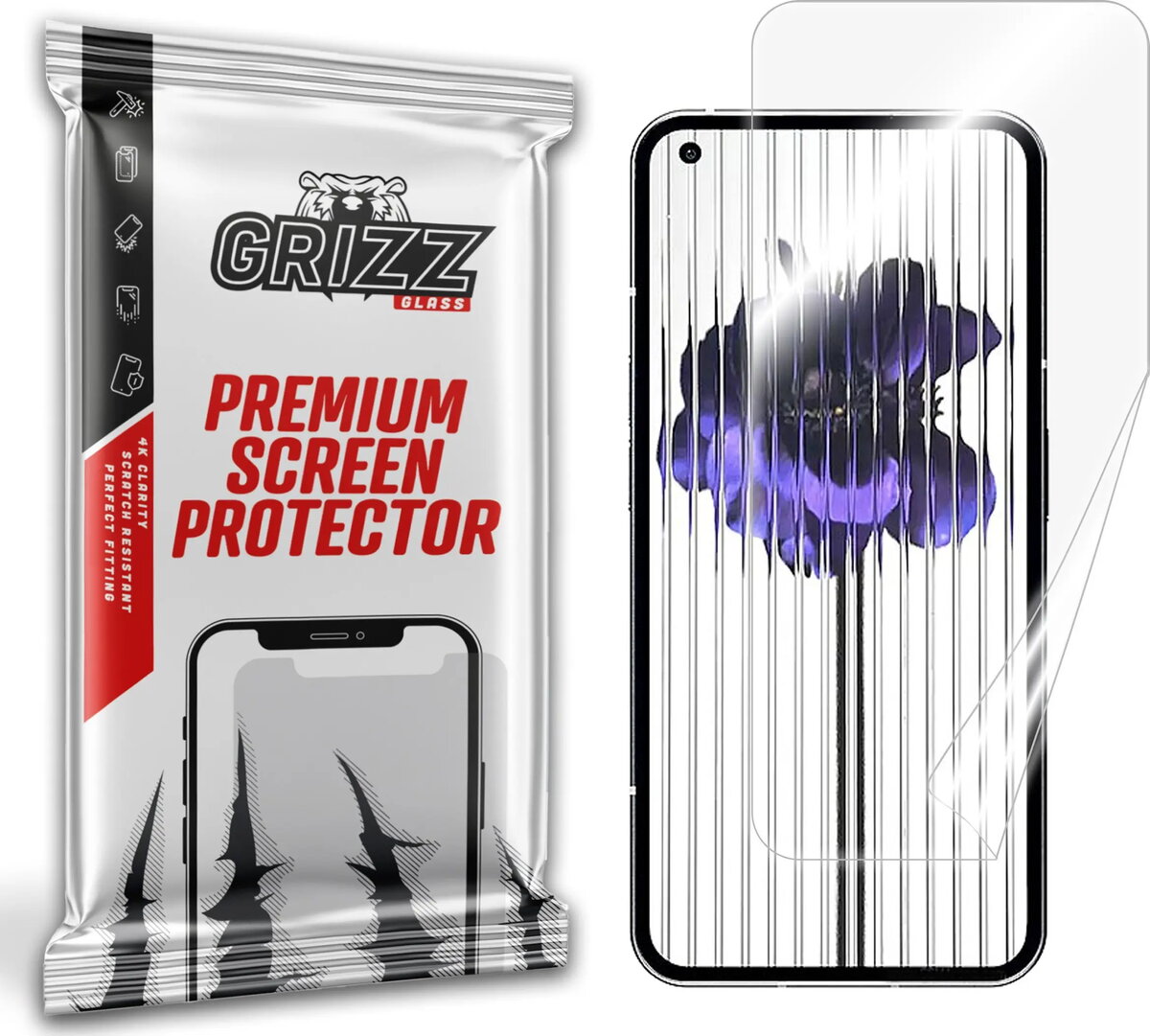 Aizsargplēve GrizzGlass CeramicFilm priekš Nothing Phone