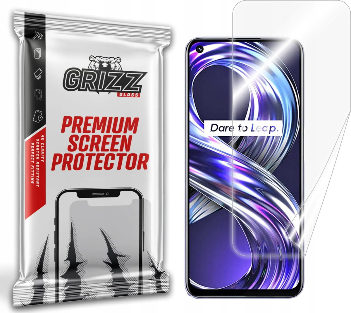 Ekrāna aizsargplēve GrizzGlass CeramicFilm priekš Realme