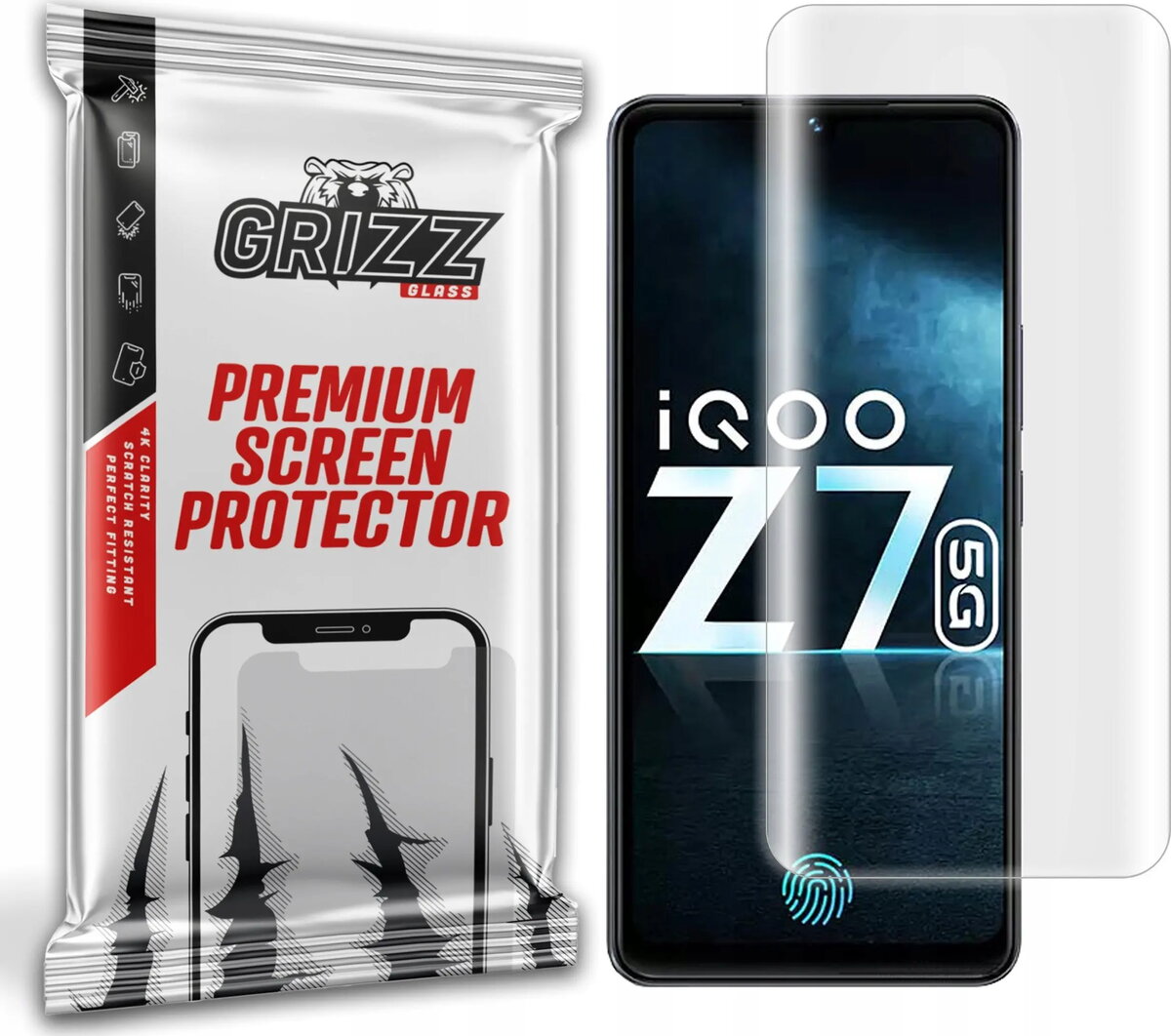 Ekrāna aizsargplēve GrizzGlass Hydrofilm priekš Vivo