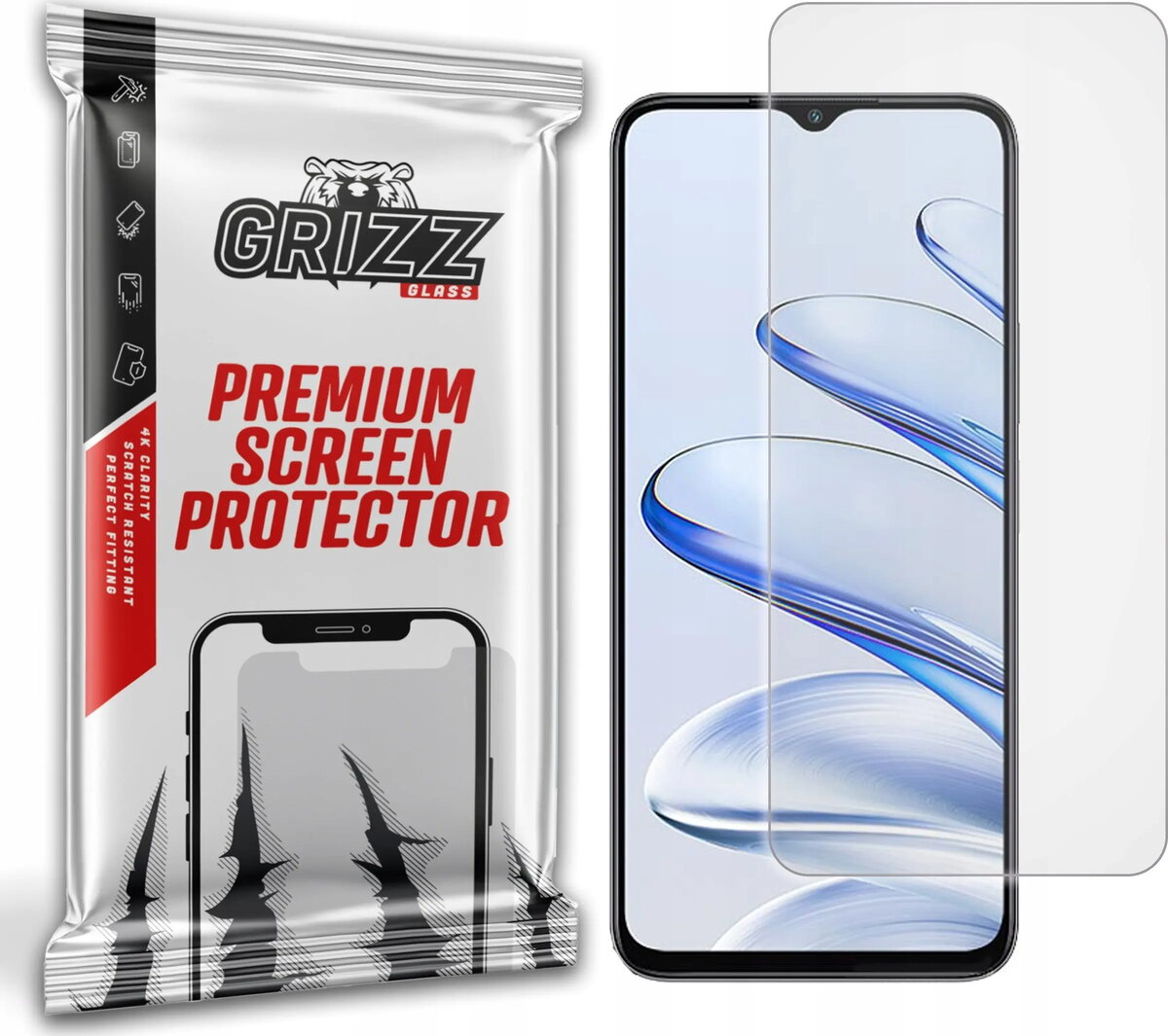 Matēta aizsargstikla GrizzGlass PaperScreen priekš Honor