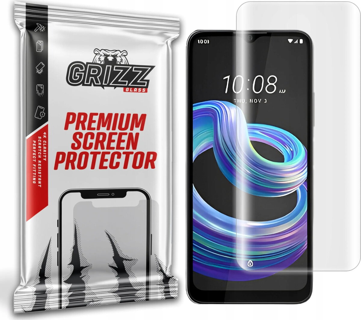 Aizsargplēve GrizzGlass Hydrofilm priekš HTC Wildfire