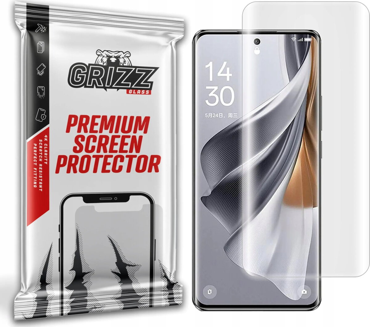Aizsargplēve GrizzGlass Hydrofilm priekš Oppo Reno10