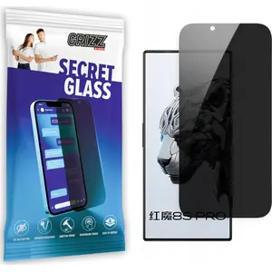 Защитное приватное стекло GrizzGlass SecretGlass для Nubia Red Magic 8S Pro+