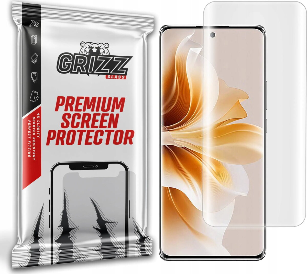 Aizsargplēve GrizzGlass Hydrofilm priekš Oppo Reno
