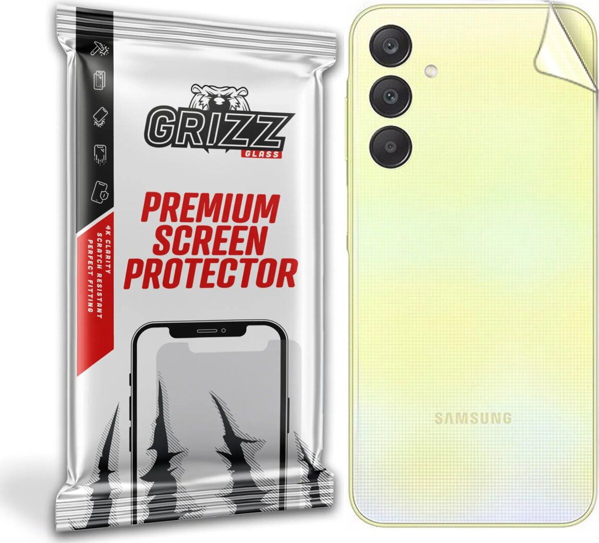 Aizsargplēve GrizzGlass SatinSkin aizmugurei Samsung Galaxy