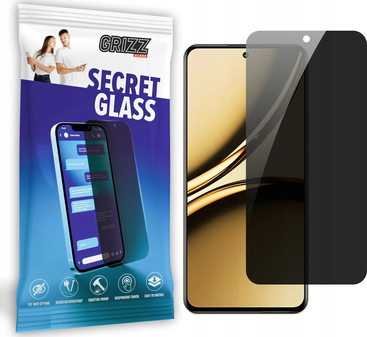 Privātuma rūdīts stikls GrizzGlass SecretGlass priekš