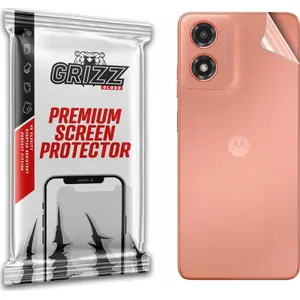 Силиконовая защитная пленка GrizzGlass SatinSkin для задней панели Motorola Moto G04s — защита с антибликовым и антижировым покрытием