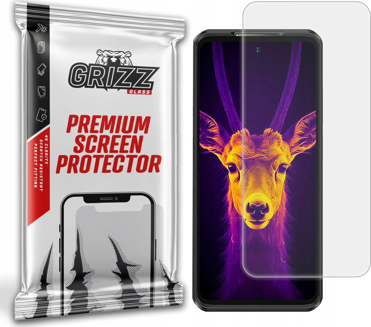 Matēta ekrāna aizsargplēve GrizzGlass PaperScreen priekš