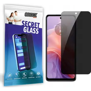 Приватное защитное стекло GrizzGlass SecretGlass для Motorola Moto E14 — защититель экрана