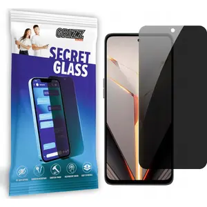 Privātuma rūdīts stikls GrizzGlass SecretGlass priekš Nubia Neo 2 — aizsargstikls