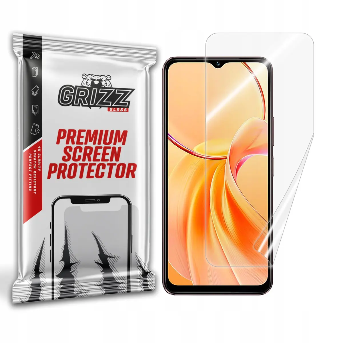 Aizsargvāks GrizzGlass CeramicFilm priekš ZTE nubia