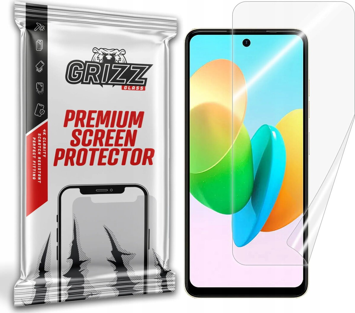 Ekrāna aizsargplēve GrizzGlass CeramicFilm priekš Tecno