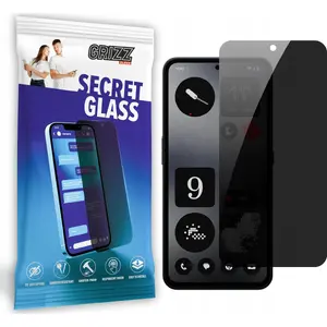 Закалённое защитное стекло с эффектом приватности GrizzGlass SecretGlass для Nothing CMF Phone 1