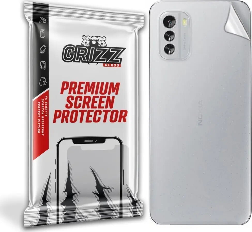 Aizmugures aizsargplēve GrizzGlass priekš Nokia G60