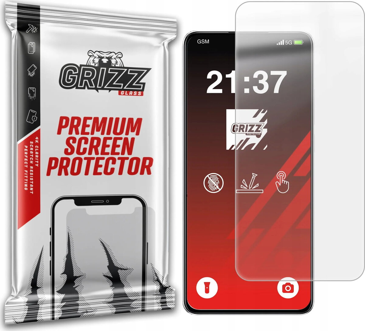 Matēta ekrāna aizsargplēve GrizzGlass PaperScreen priekš