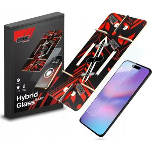 Защитное стекло GrizzGlass HybridGlass Easy для Apple iPhone 16 — гибридное защитное стекло