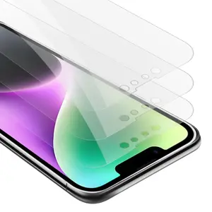 Защитное закалённое стекло с рамкой RoGer для Apple iPhone 14 Plus — Full Face 9D, полное покрытие