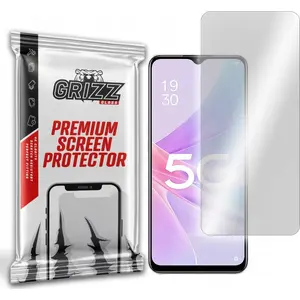 Ekrāna aizsargs GrizzGlass priekš Oppo A58 5G — hibrīdais stikls (modelis GRZ3853)