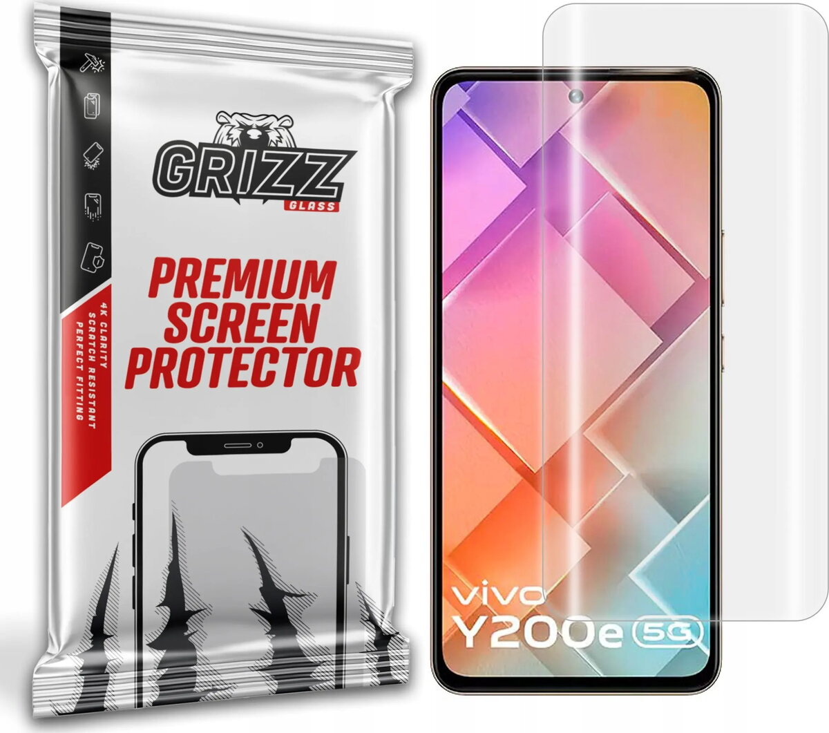 Ekrāna aizsargplēve GrizzGlass Hydrofilm priekš Vivo