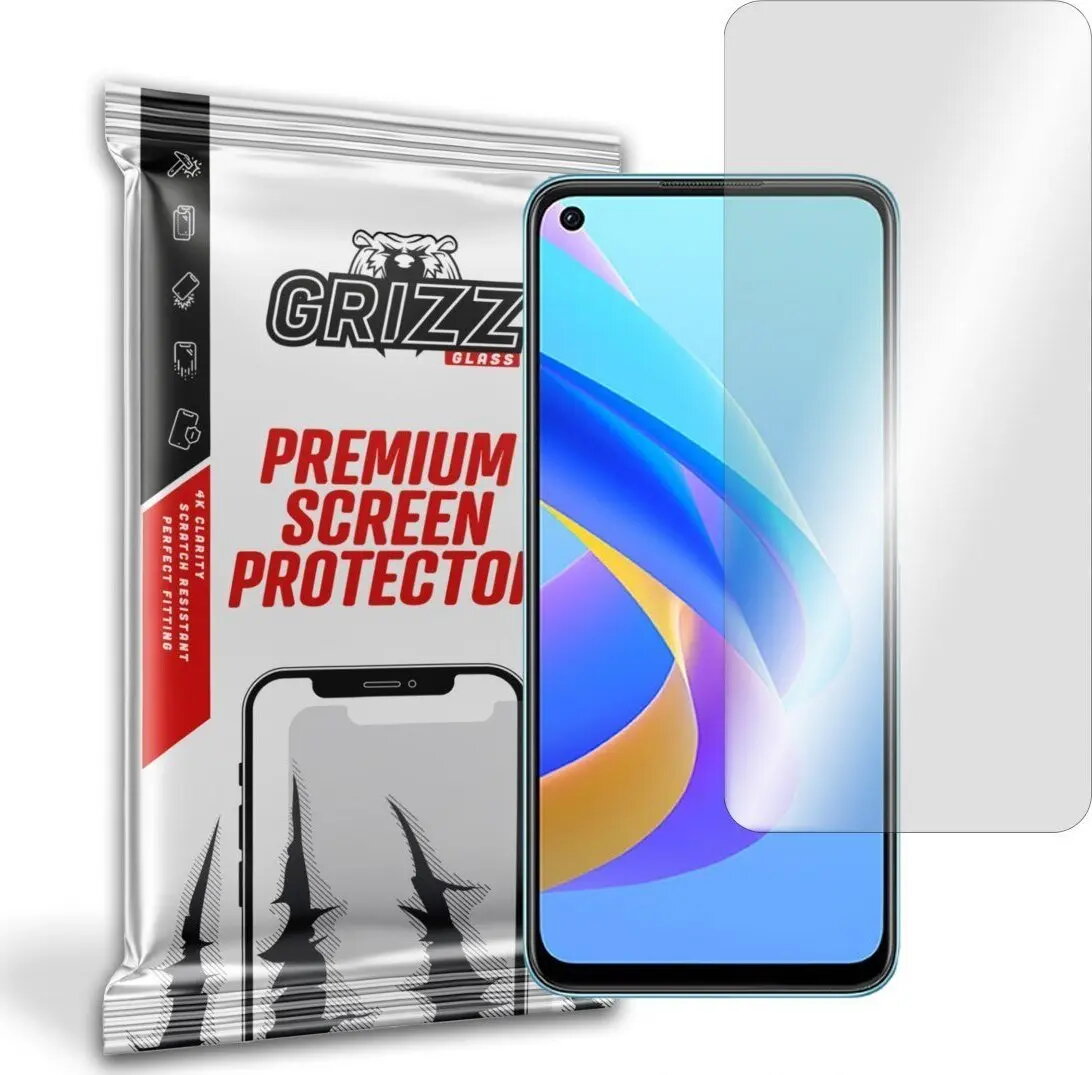 Ekrāna aizsargstikls GrizzGlass priekš Oppo A76