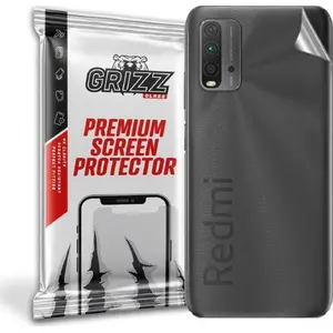 Tempered glass back protector GrizzGlass for Xiaomi Redmi 9T — rear panel protection