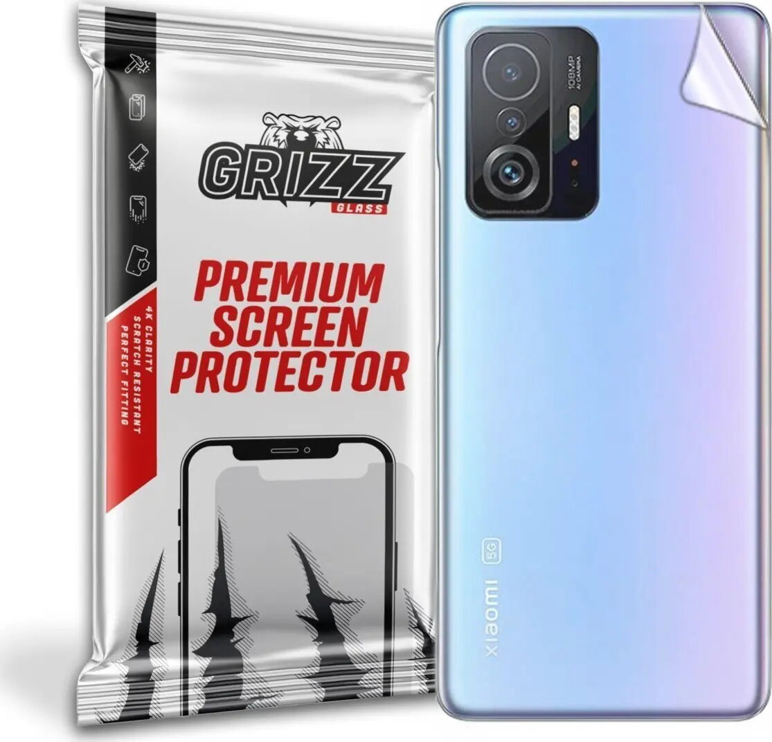 Aizsargstikla plēve GrizzGlass aizmugurei Xiaomi 11T