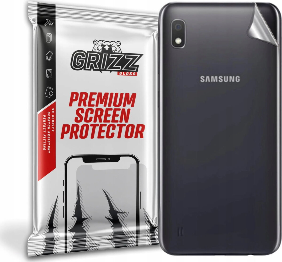 Aizsargplēve aizmugurei GrizzGlass priekš Samsung Galaxy