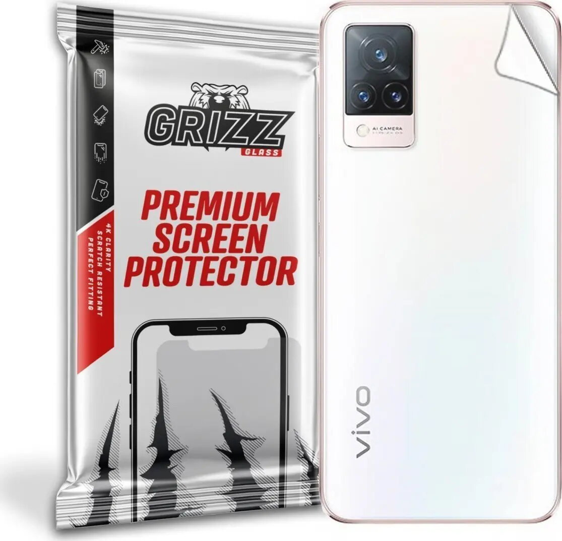 Aizmugures aizsargplēve GrizzGlass priekš Vivo Y21A