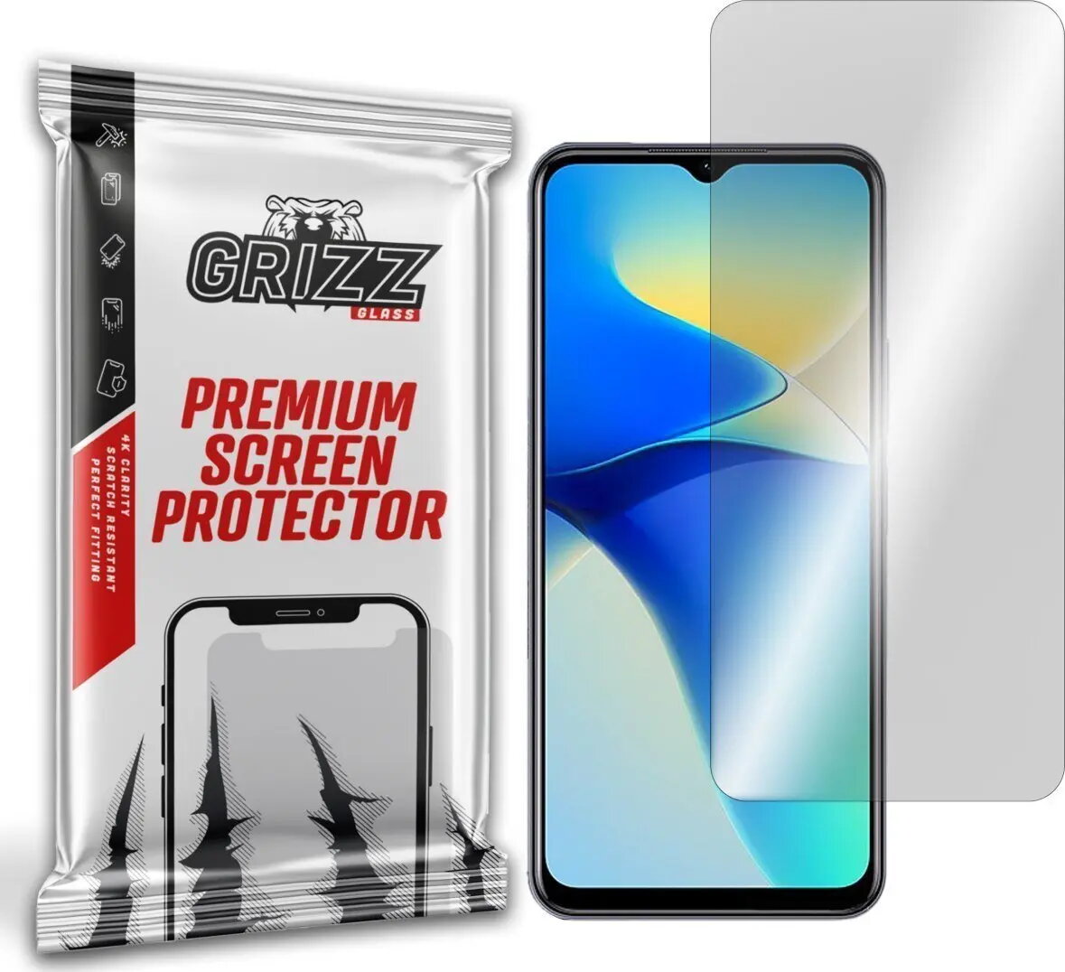 Hidrogēla plēve GrizzGlass priekš Vivo Y30