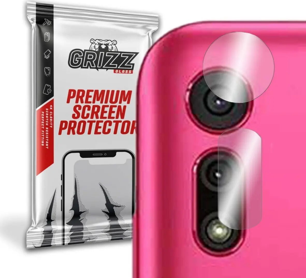 GrizzGlass hibrīdais aizsargstikls kameras modulim Motorola