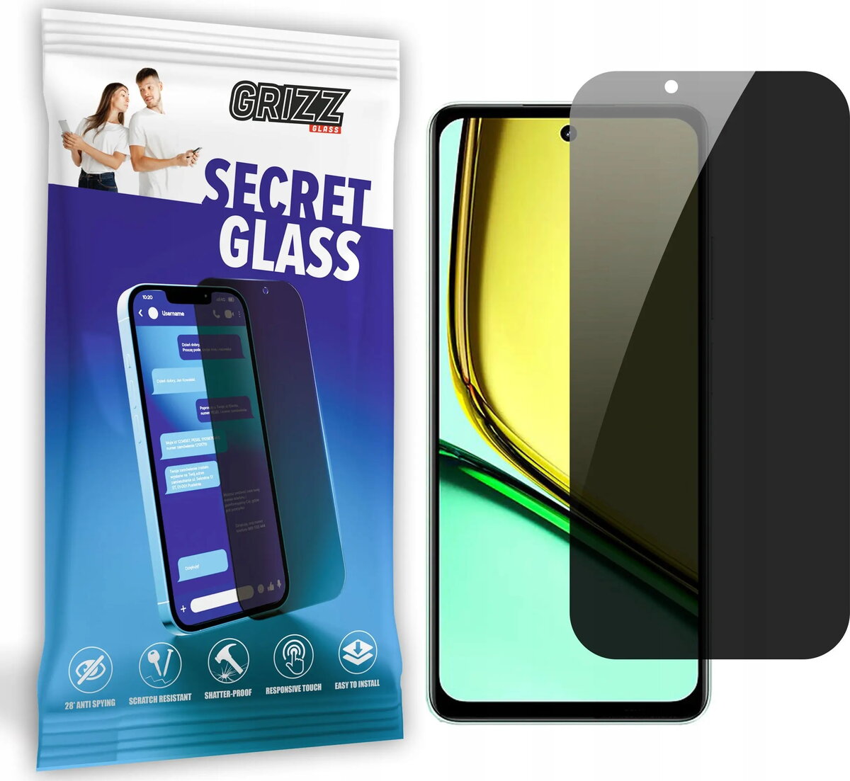 Privātuma rūdīts stikls GrizzGlass SecretGlass priekš