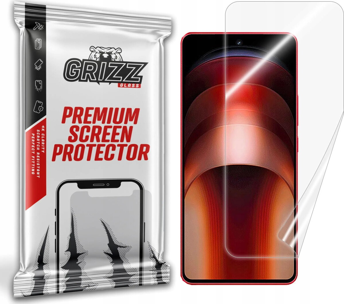Aizsargplēve GrizzGlass CeramicFilm priekš Vivo iQOO