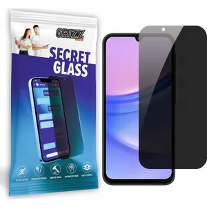 Закалённое приватное стекло GrizzGlass SecretGlass для Samsung Galaxy A15 (защитное стекло приватность)