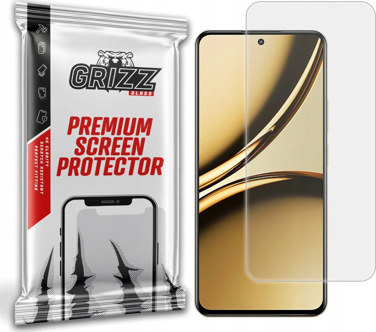 Matēta ekrāna aizsargplēve GrizzGlass PaperScreen priekš