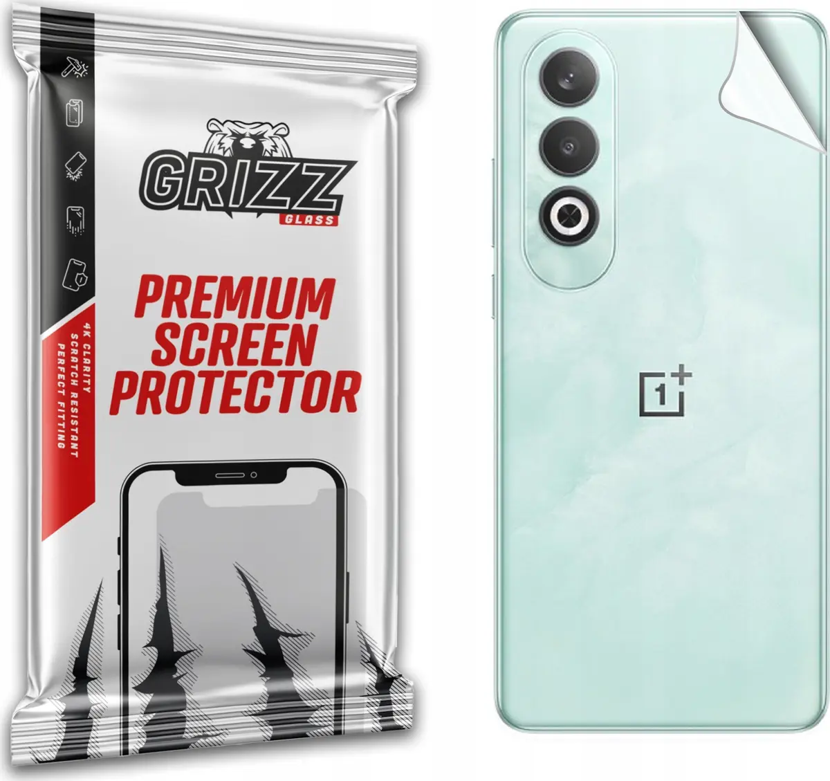 Aizmugures aizsargplēve GrizzGlass SatinSkin priekš OnePlus